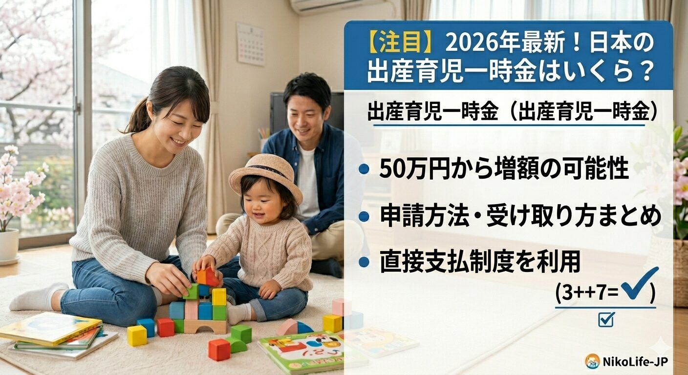 出産育児一時金50万円と申請方法