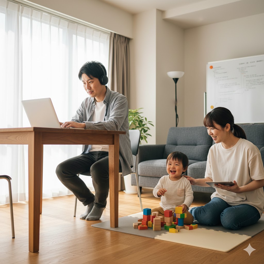 ITコンサル 在宅勤務 パパ ママ 1歳児育児 家計管理 夫婦で共有するスプレッドシート